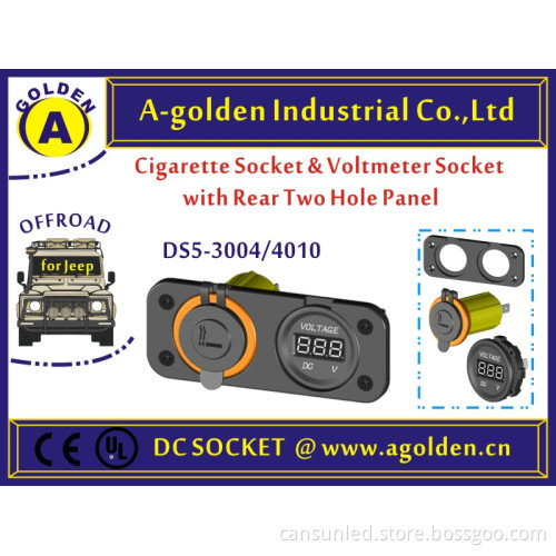 SWITCH good quality promotional double poles rocker switche socket